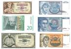 Yugoslavia replacement series - set of 6 pieces -