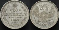Russia 20 Kopecks 1869 UNC- 115,00 EUR  Excl. 15,00 EUR Verzending