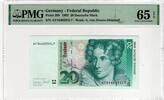 GERMANY 20 MARK 1993 PMG 65 EPQ 55,00 EUR  Excl. 15,00 EUR Verzending