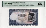SPAIN 500 PESETAS 1971 PMG 65 EPQ 50,00 EUR  Excl. 15,00 EUR Verzending