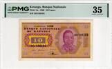 KATANGA 10 FRANCS 1960 PMG 35 80,00 EUR  Excl. 15,00 EUR Verzending