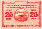 GREENLAND 25 ORE 1913 REMAINDER UNC- 350,00 EUR  Excl. 15,00 EUR Verzending