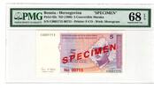 Bosnia- Herzegovina 5 Convertible Maraka SPECIMEN -