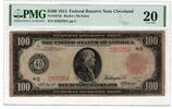 USA 100 Dollars 1914 PMG 20