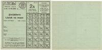 Protectorate of Bohemia and Moravia meat card 1942 AUNC 25,00 EUR  Excl. 15,00 EUR Verzending