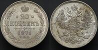 Russia 20 Kopecks 1871 UNC- 105,00 EUR  Excl. 15,00 EUR Verzending
