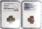 Germany / Third Reich 2 Pfennig 1940 G TOP POP !!! extremely rare NGC 63 BN 380,00 EUR  Excl. 15,00 EUR Verzending