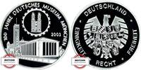 BRD Medaille - 100 Jahre Deutsches Museum München - versilbert - gekapselt -