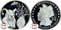 BRD Medaille - Till Eulenspiegel - versilbert - gekapselt -