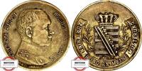 SACHSEN Medaille - König Friedrich August - zur Erinnerung an die Musterung -
