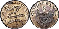RUANDA 5 Francs KM 13 Kursmünze -