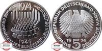 BRD 5 DM 1974 F J 413 Grundgesetz PP, offen 9,00 EUR  Excl. 10,00 EUR Verzending