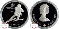 KANADA 20 $ KM 145 - Oly. Winterspiele in Calgary - Abfahrt - Originalbox incl. Zertifikat -