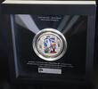 COOK ISLANDS 20 Dollar Meisterwerke der Kunst - Blaues Pferd 1 - teilcoloriert in der OVP -