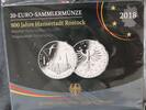 BRD 20 Euro J 628 - 800 Jahre Hansestadt Rostock - OVP -