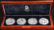 CHINA 4x10 Yuan 4x10 Yuan OLYMPIADE Peking in der OVP -
