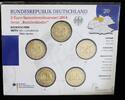 DEUTSCHLAND 5 X 2 € 2-Euro-Gedenkmünzenset Bundesländer Niedersachsen, Motiv: Michaeliskirche -
