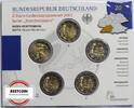DEUTSCHLAND 5 X 2 € 2-Euro-Gedenkmünzenset Bundesländer Baden-Württemberg, Motiv: Kloster Maulbronn -