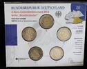 DEUTSCHLAND 5 X 2 € 2-Euro-Gedenkmünzenset Bundesländer - Bayern, Motiv: Schloss Neuschwanstein -