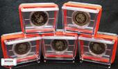 BRD 5 Euro TROPISCHE ZONE, kompletter Satz -