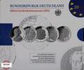 BRD 5 x 10 EURO 10 EURO SAMMLERMÜNZENSET / KOMPLETTES JAHR -