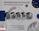 BRD 5 x 10 EURO 10 EURO SAMMLERMÜNZENSET / KOMPLETTES JAHR -