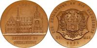 DDR Medaille zur Einweihung des Rathauses / Stadtsiegel -