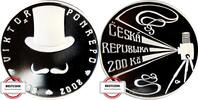 TSCHECHIEN 200 Kronen KM 100 - 150. Geb. von Viktor Ponrepo - im Etui / gekapselt -