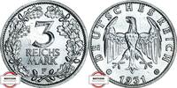 WEIMAR 3 Reichsmark J 349 - Kursmünze -