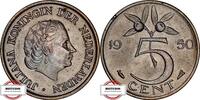 NIEDERLANDE 5 Cents 1950 KM 181 - Juliana - TOP STG- Patina