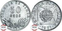 TIMOR / PORTUGAL 50 Avos KM 7 - Christuskreuz mit Wappen -