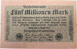 WEIMAR 5 Millionen Mark WEIMAR 5 Millionen Mark 20.08.1923 KN 01616995 -
