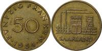 SAARLAND 50 Franken 1954 J N803 Kursmünze aus dem Saarland VZ-STG 28,00 EUR  Excl. 10,00 EUR Verzending