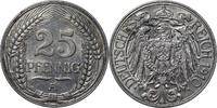 DEUTSCHLAND 25 Pfennig 1910 A J 18 Kursmünze aus dem Kaiserreich VZ-STG 13,00 EUR11,70 EUR  Excl. 10,00 EUR Verzending