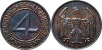 WEIMARER REPUBLIK 4 Pfennig 1932 J J 315 Kursmünze VZ-STG 33,00 EUR29,70 EUR  Excl. 10,00 EUR Verzending