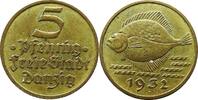 DANZIG 5 Pfennig 1932 J D 12 Kursmünze des Freistaates Danzig VZ+ 16,00 EUR  Excl. 10,00 EUR Verzending