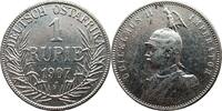 DEUTSCH OST-AFRIKA 1 Rupie 1907 J J N 722 Deutsch Ost-Afrika SS, rauhe OF 65,00 EUR  Excl. 10,00 EUR Verzending