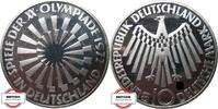 BRD 10 DM J 401a Spirale Deutschland Olympia -