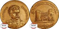 SACHSEN Medaille - Selbstbildnis des Gastwirtes Clemens Zschäckel / Dresden - selten -
