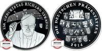 BRD Medaille - 150. Geburtstag von Richard Strauss - versilbert - gekapselt -