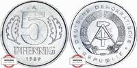 5 Pfennig 1989 A DDR J 1509 - Kursmünze der DDR STG-