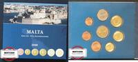 MALTA 3,88 € KMS im Folder - ohne Gedenkmünze -