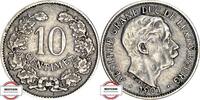 LUXEMBURG 10 Centimes KM 25 - geprägt unter Adolph -