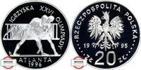 POLEN 20 Zloty PL-304 - Olympische Spiele in Atlanta - Ringen - gekapselt -