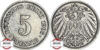 5 Pfennig 1906 J KAISERREICH J 12 - Kursmünze VZ+