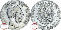 SACHSEN 2 Mark J 121 - geprägt unter König Albert -