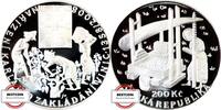 TSCHECHIEN 200 Kronen KM 97 - Förderung des Weinbaues - im Etui / gekapselt -