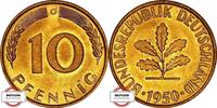 BRD 10 Pfennig J 383 - Kursmünze - TOP -