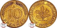 BRD 10 Pfennig J 383 - Kursmünze -