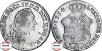 MECKLENBURG-STRELITZ 1/6 THALER Kunzel 594 B/a - geprägt unter Adolph Friedrich IV. -